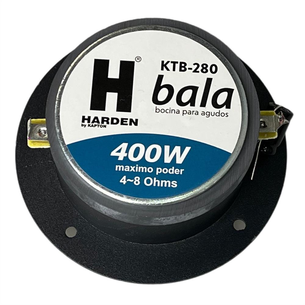 Foto 3 | Tweeter Bala Titanium 1,5 Bobina 1 Pulgada Kapton Harden KTB-280