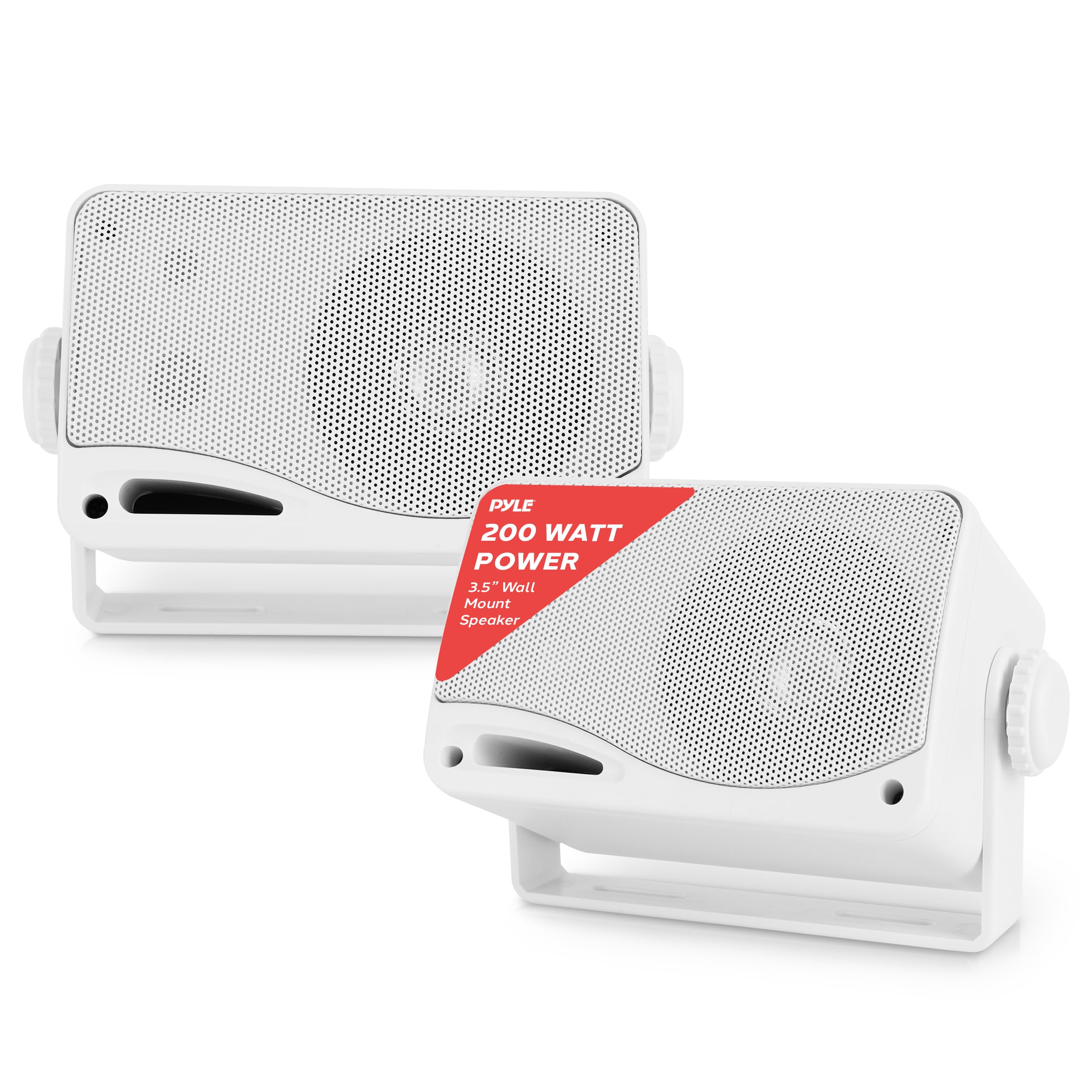 Set de Altavoces para Exteriores Pyle PLMR24 de 3 Vías 200 W 3.5 Pulgadas Marine Grade - Venta Internacional