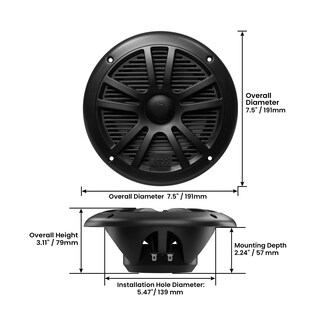 Foto 3 | Altavoces Estéreo Marinos Para Barcos Boss Audio Systems Mr6b 6.5 - Venta Internacional.