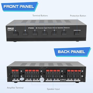 Foto 2 | Caja Selectora De Interruptores De Altavoz Pyle Home Premium 6 Zone Pss6 - Venta Internacional.