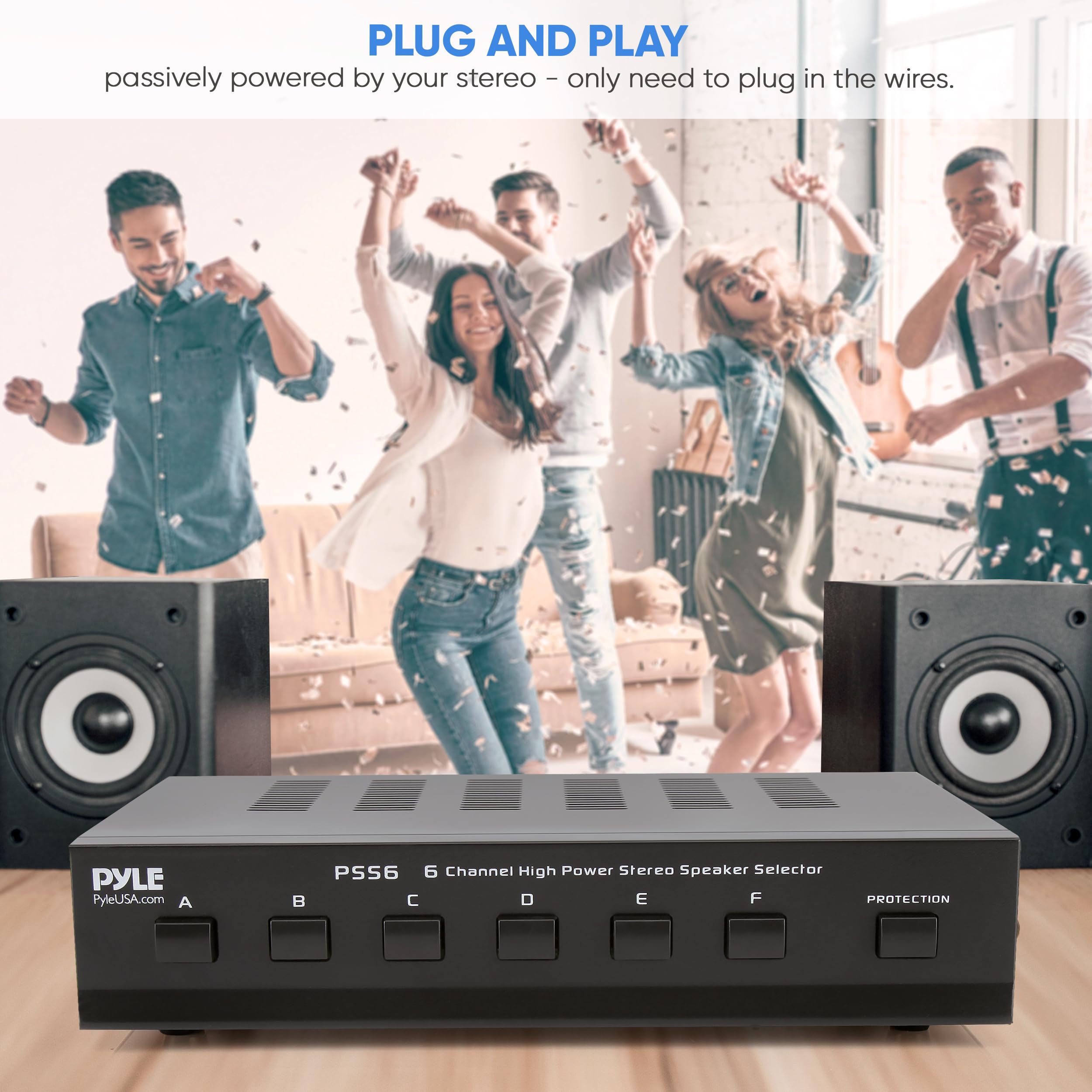 Foto 5 | Caja Selectora De Interruptores De Altavoz Pyle Home Premium 6 Zone Pss6 - Venta Internacional.