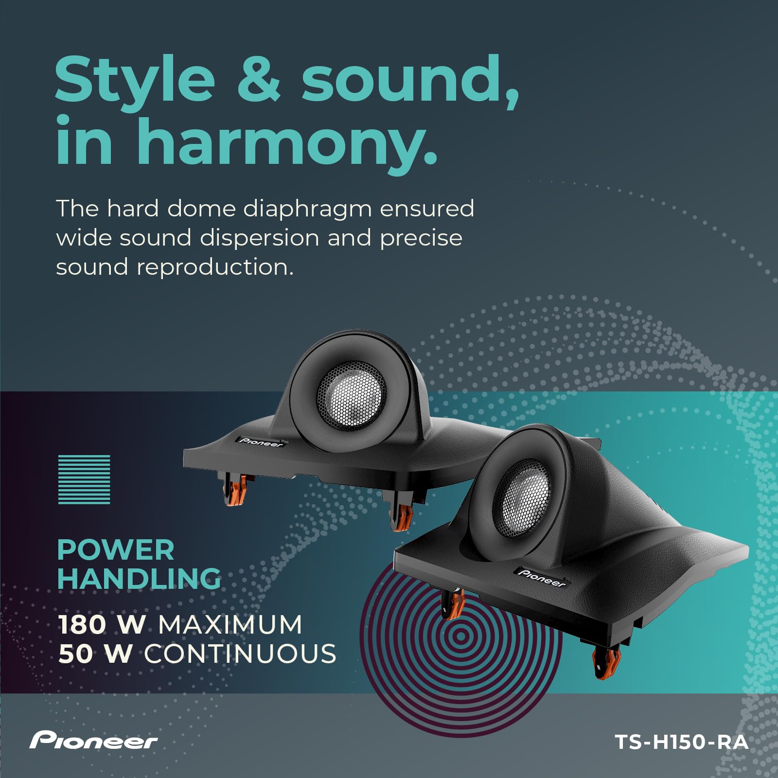 Foto 4 | Domo Rígido Tweeters Pioneer Ts-h150-ra De 2,85 Cm Para Toyota Rav4 - Venta Internacional.