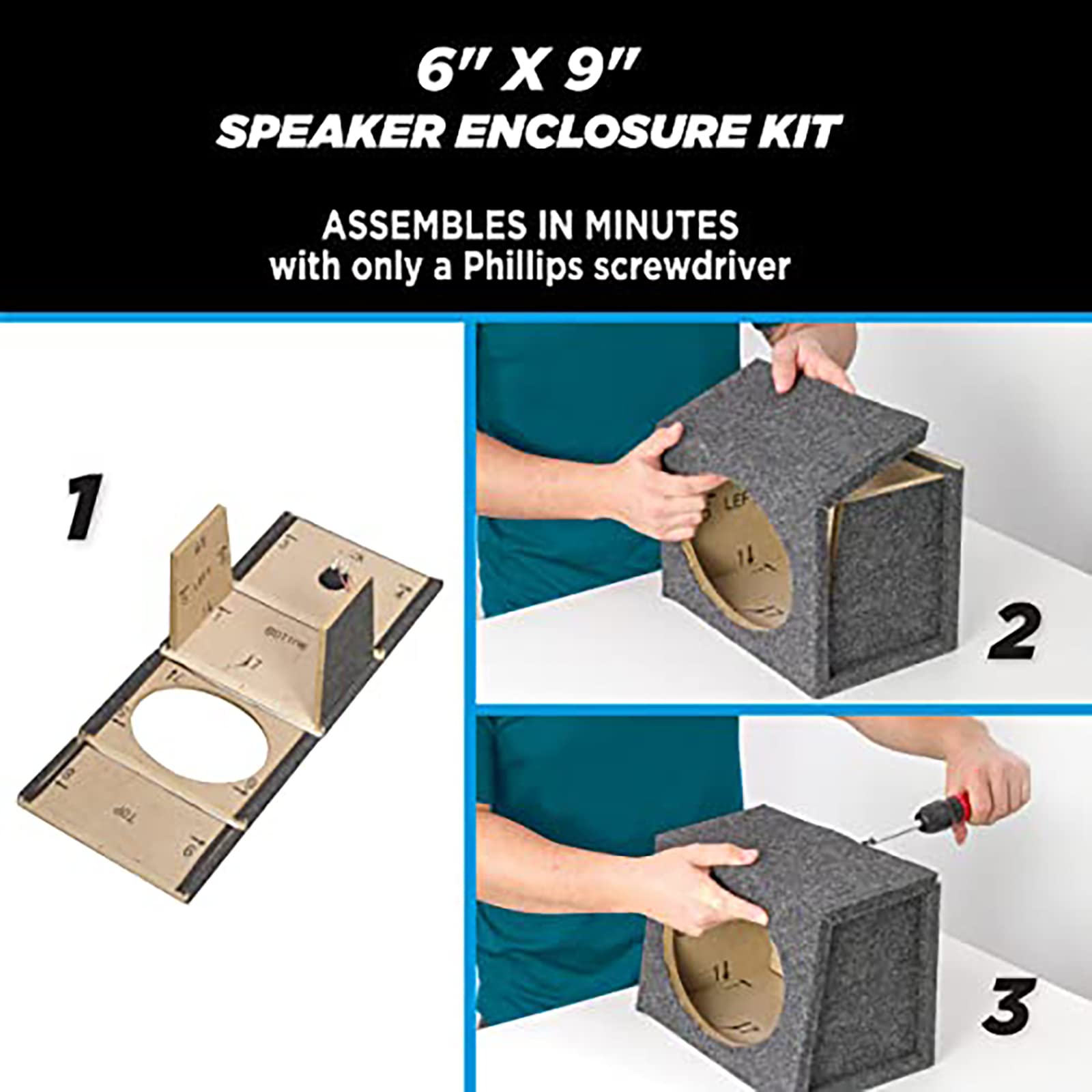 Foto 5 pulgar | Caja De Altavoces Para Coche Scosche Se69kt2-wp1, 6 X 9, Juego De 2 - Venta Internacional.