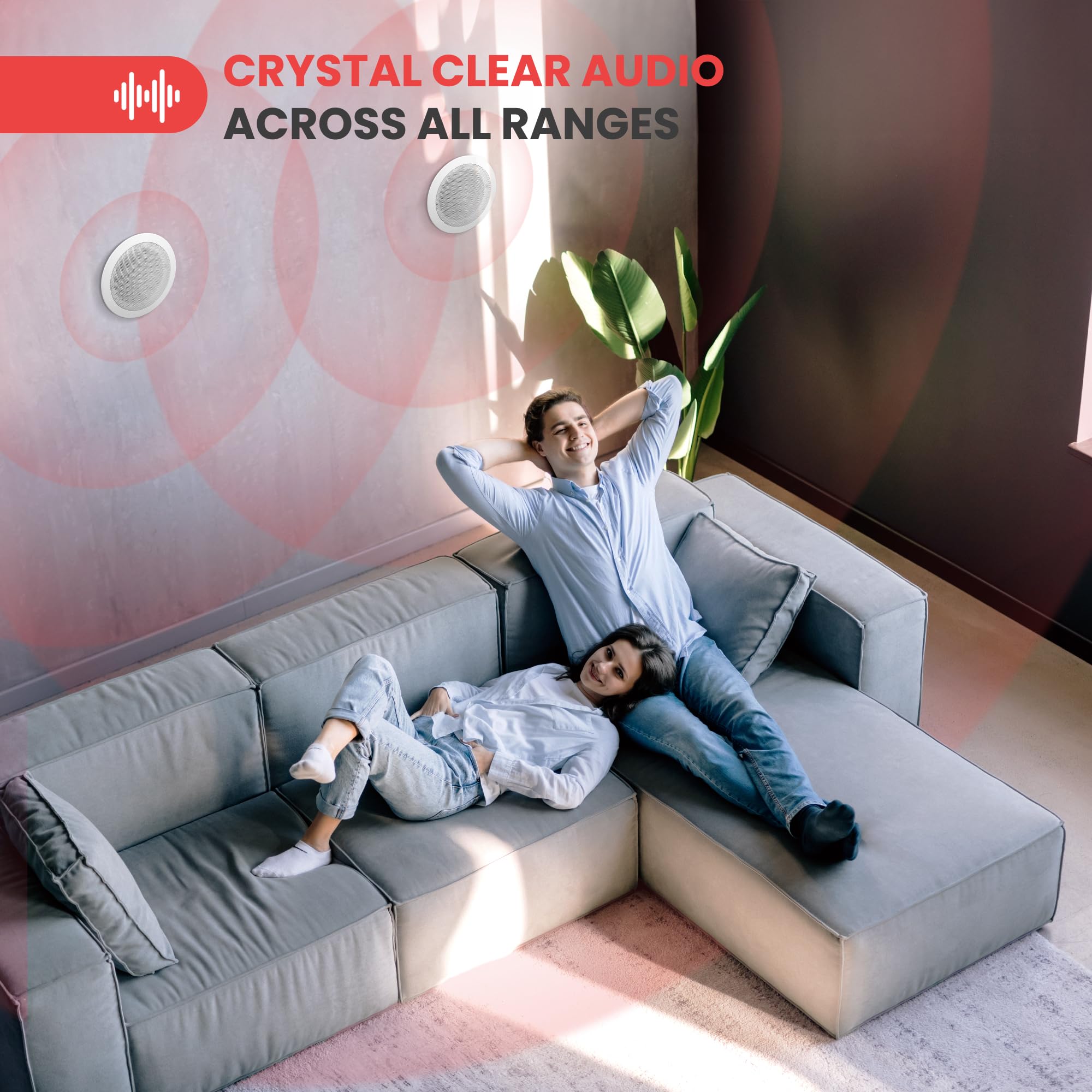 Foto 4 pulgar | Altavoz Pyle Home De 2 Vías Para Empotrar En Pared Y Techo Pic8e, 300 W, 8 Pulgadas - Venta Internacional.