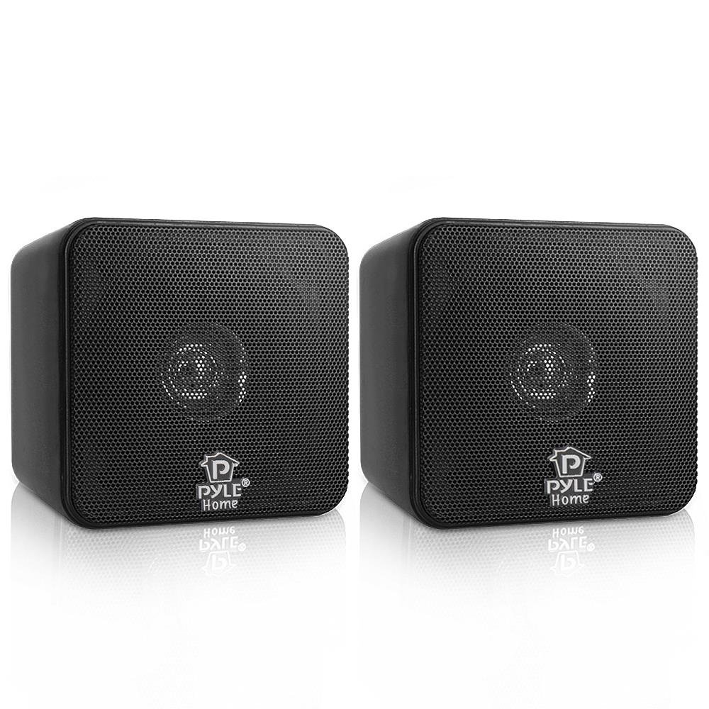 Altavoces De Estantería Pyle Home Pcb4bk De 4 Pulgadas, 200 W Y 8 Ohmios, Color Negro - Venta Internacional.