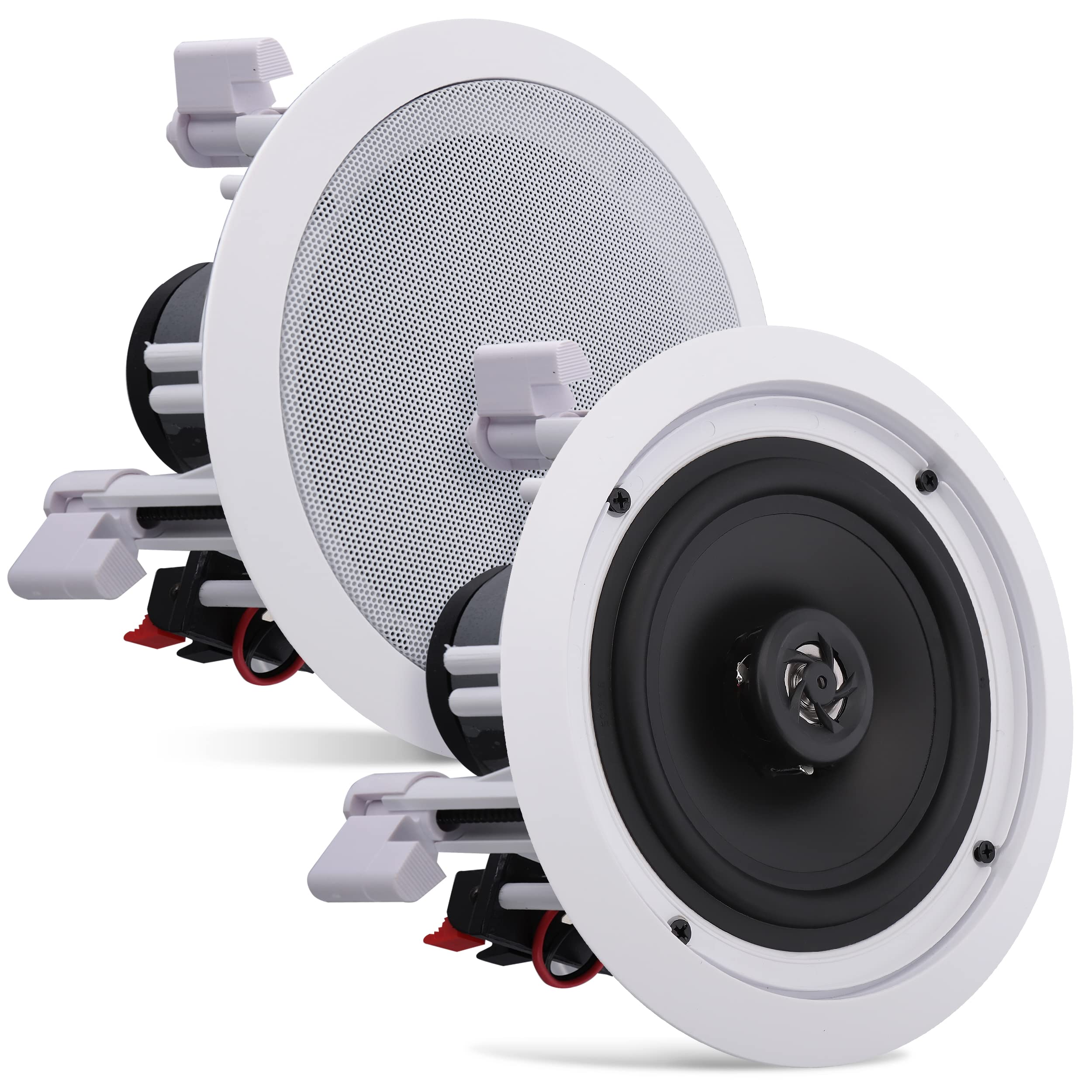 Foto 1 | Altavoz Pyle Pdic1661rd, 6.5 Pulgadas, 2 Vías, 200 W, Montaje Empotrado, Blanco - Venta Internacional.