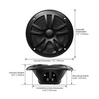 Foto 3 | Altavoces Estéreo Marinos Para Barcos Boss Audio Systems Mr6b De 6.5 Pulgadas - Venta Internacional.