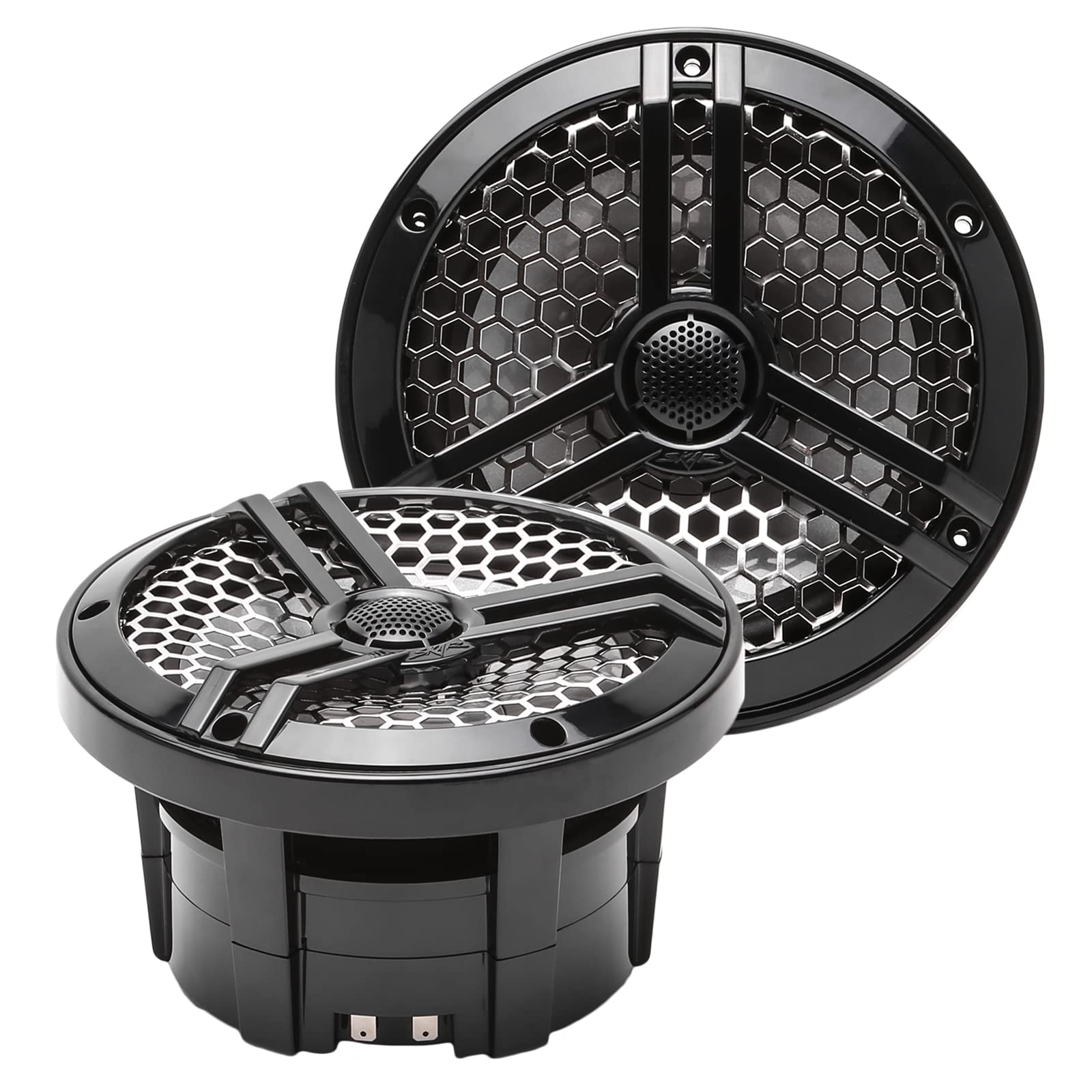 Foto 2 pulgar | Altavoz Skar Audio Sk65mb 6.5 2-way Marine 320w Negro - Venta Internacional.