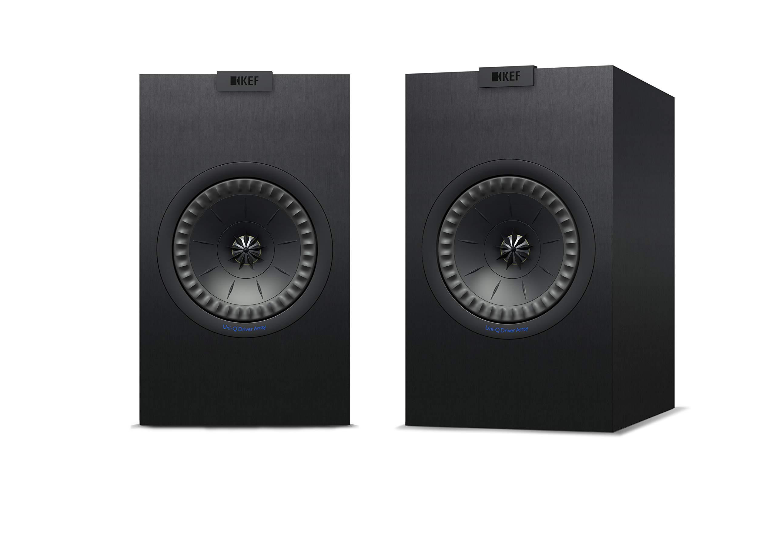 Par De Altavoces De Estantería Kef Q150 Negros - Venta Internacional.