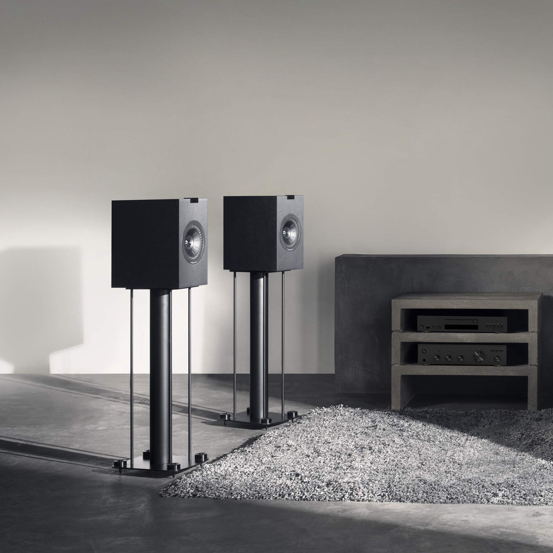 Foto 3 | Par De Altavoces De Estantería Kef Q150 Negros - Venta Internacional.