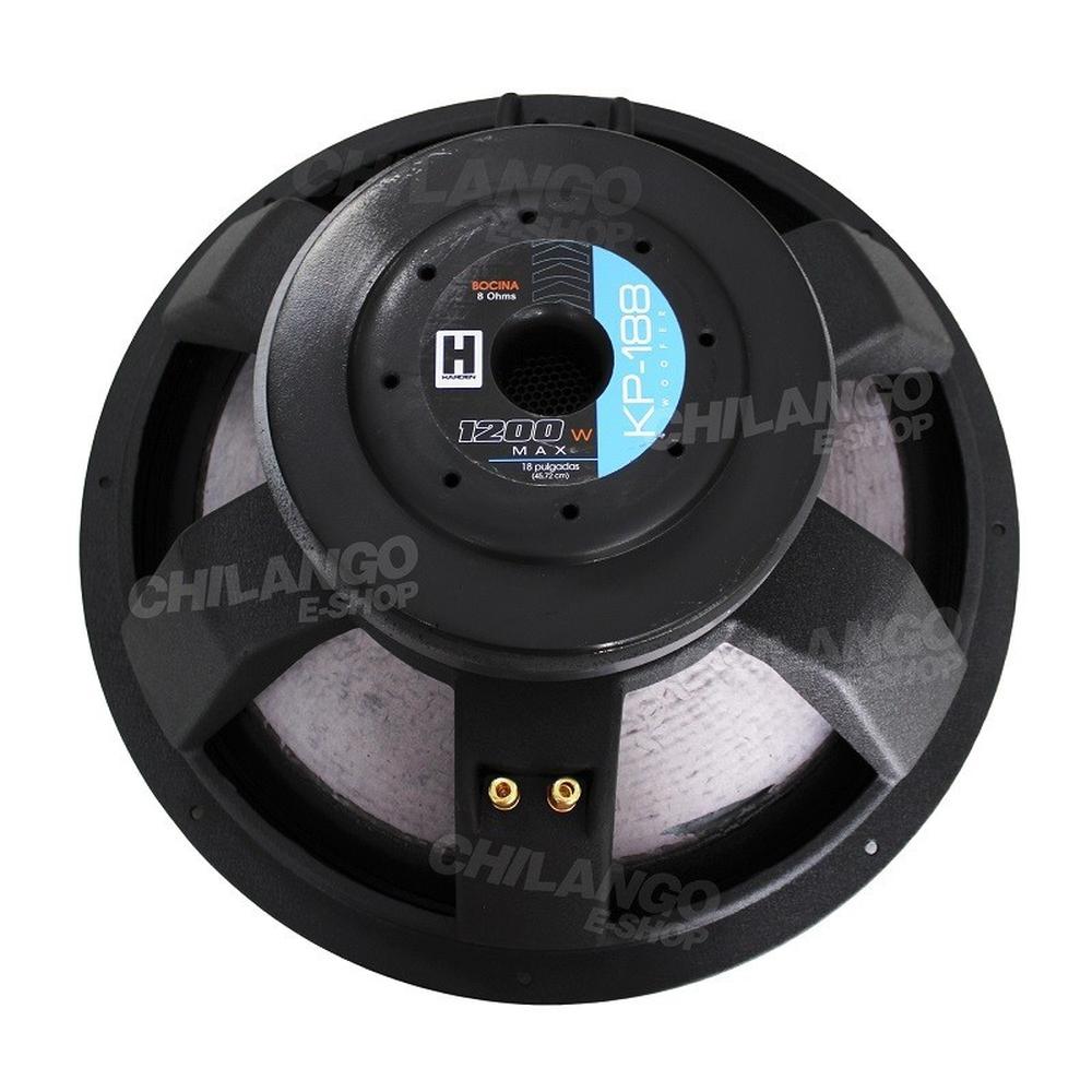 Foto 6 pulgar | Subwoofer 18 Profesional 1200w Kapton