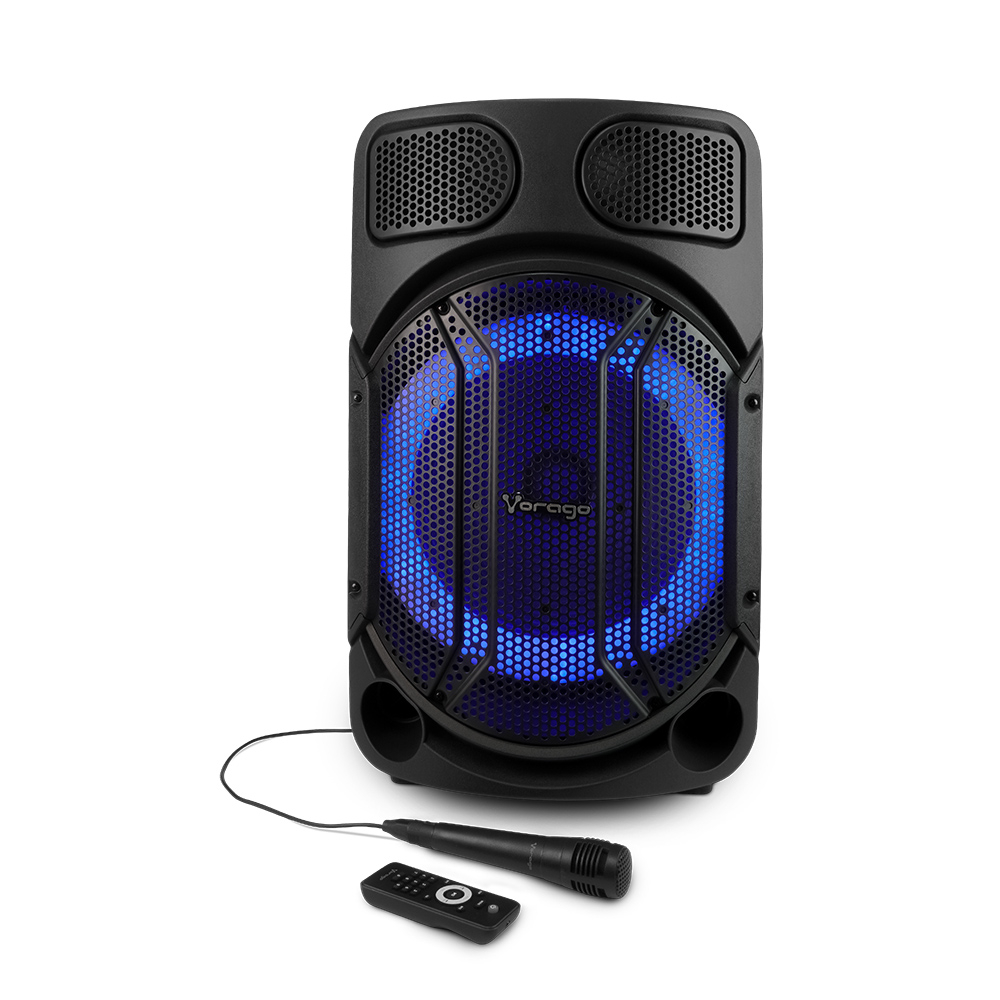 Foto 2 pulgar | Bafle Amplificado Bluetooth Vorago KSP-502 Negro 15'' 80 W Led