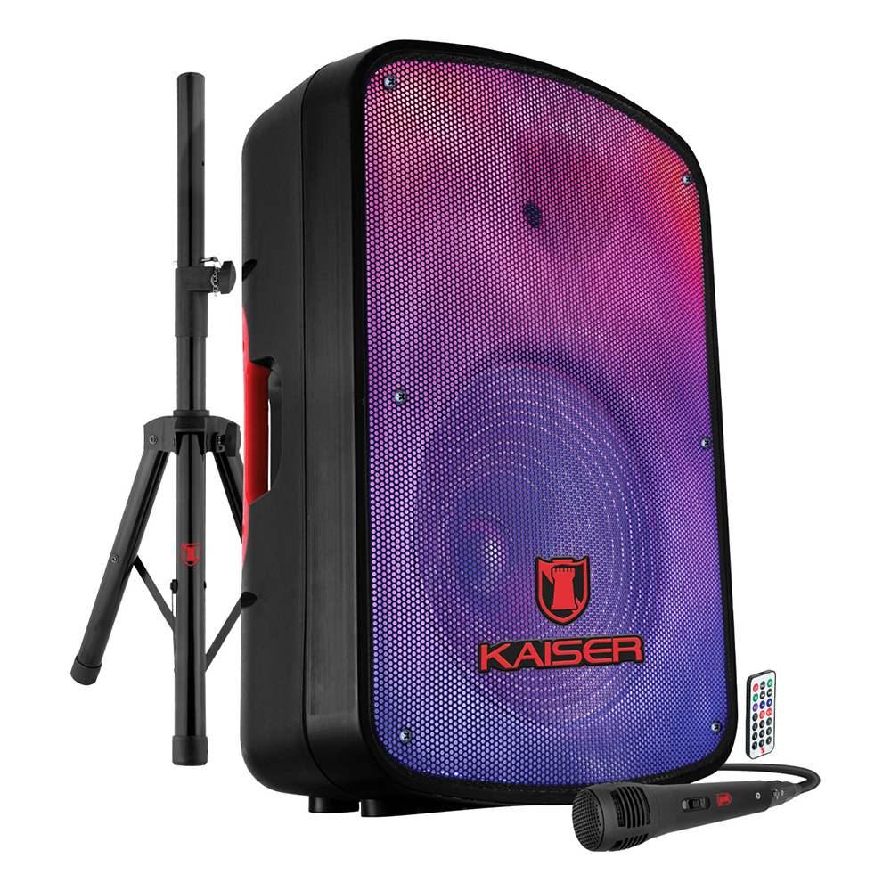 Bafle 15'' con Micrófono y Tripié Kaiser Msa-6520mx