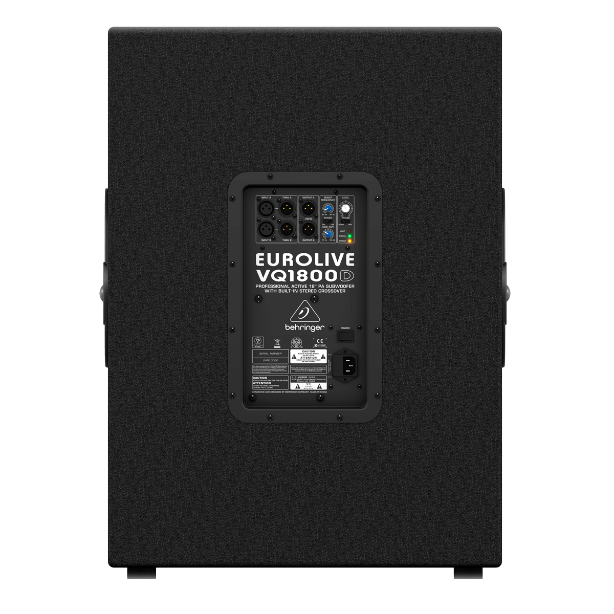 Foto 5 pulgar | Bafle Subwoofer Amplificado Behringer Vq1800d Activo 500 W