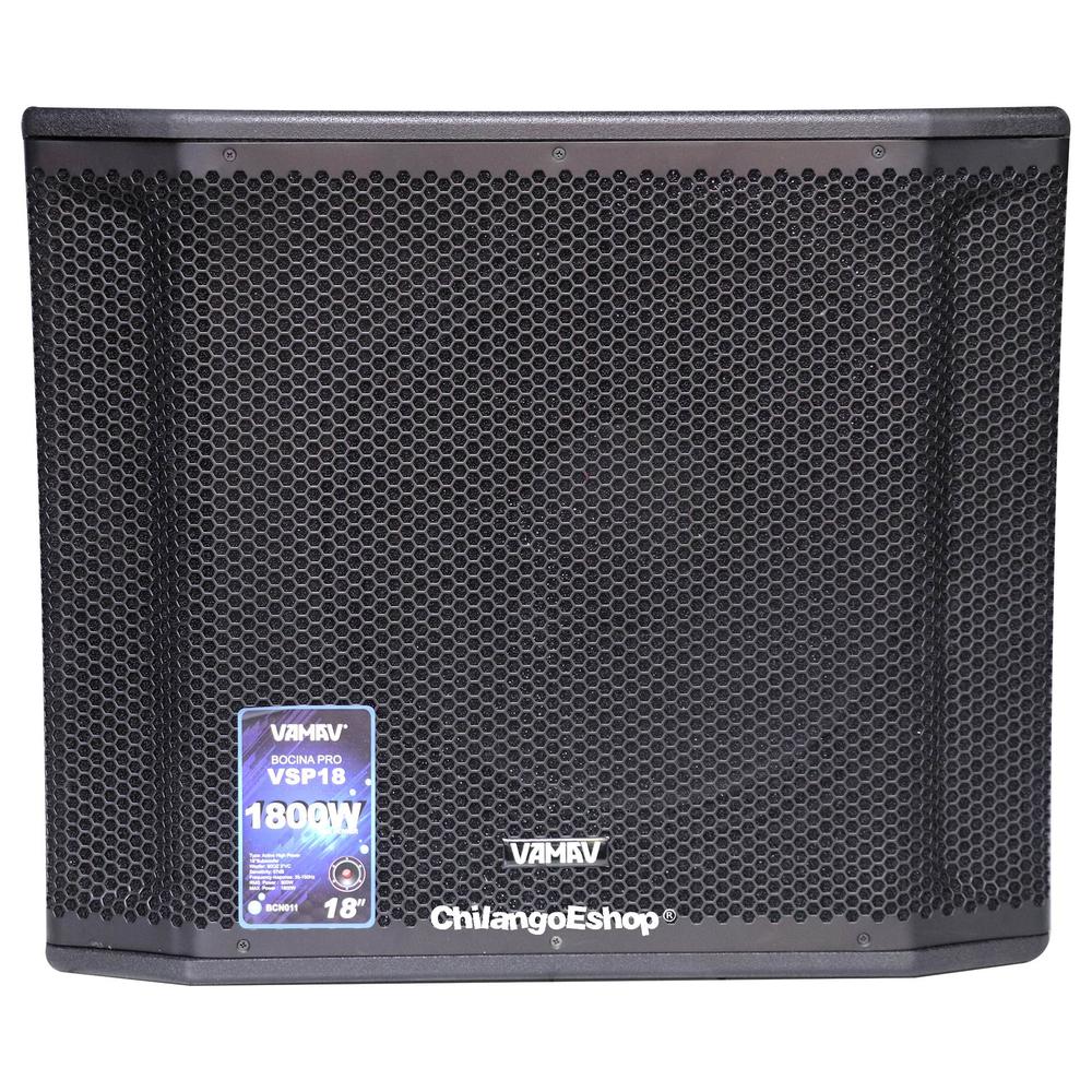 Foto 3 pulgar | Bocina Profesional Vamav Vsp18 Subwoofer 900 w Negro