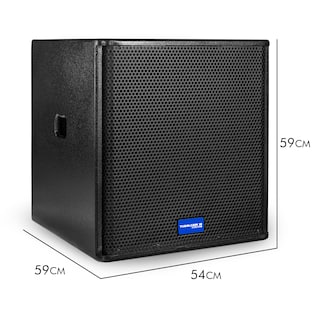 Foto 2 | Subwoofer Profesional 3 Vías Tubalcain 18 Steelpro 1600w Negro