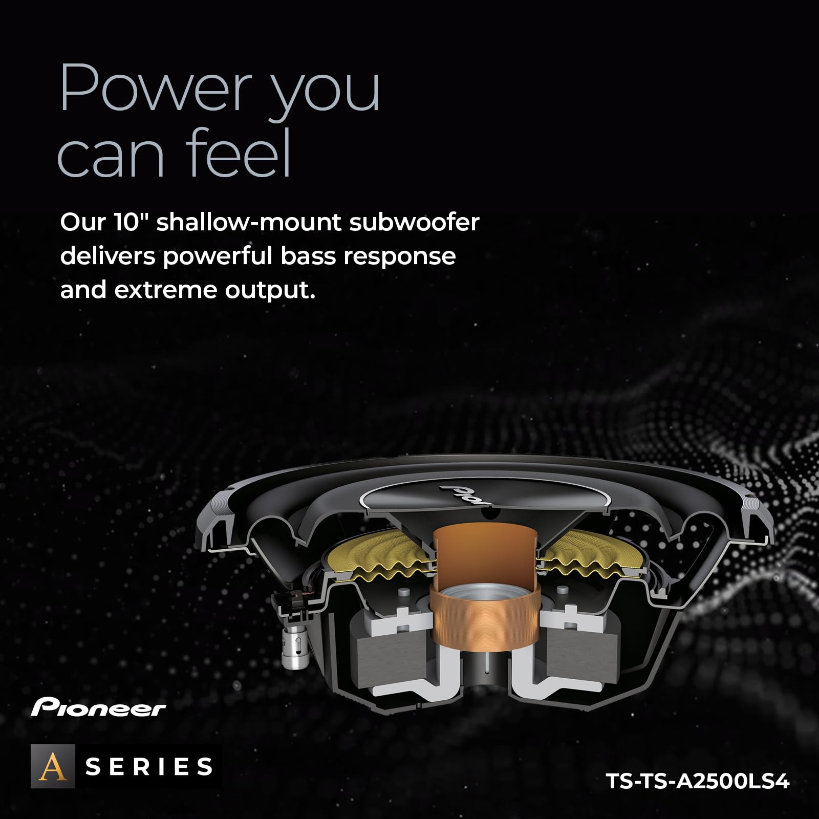 Foto 4 pulgar | Subwoofer Pioneer Ts-a2500ls4 10'' 1200 W 4 Ohmios Svc - Venta Internacional
