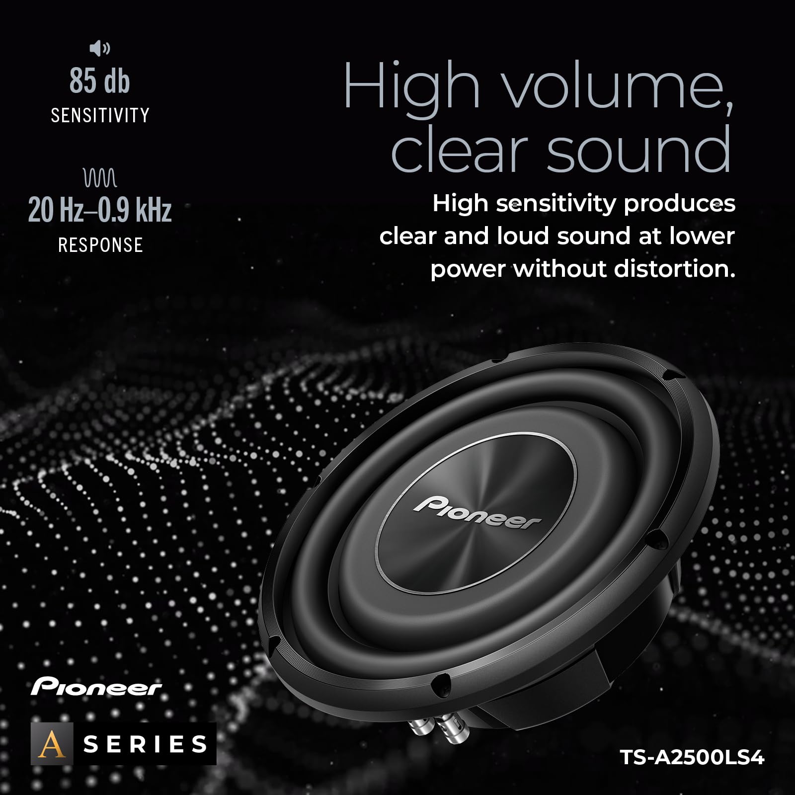 Foto 6 pulgar | Subwoofer Pioneer Ts-a2500ls4 10'' 1200 W 4 Ohmios Svc - Venta Internacional