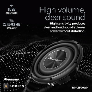 Foto 5 | Subwoofer Pioneer Ts-a2500ls4 10'' 1200 W 4 Ohmios Svc - Venta Internacional
