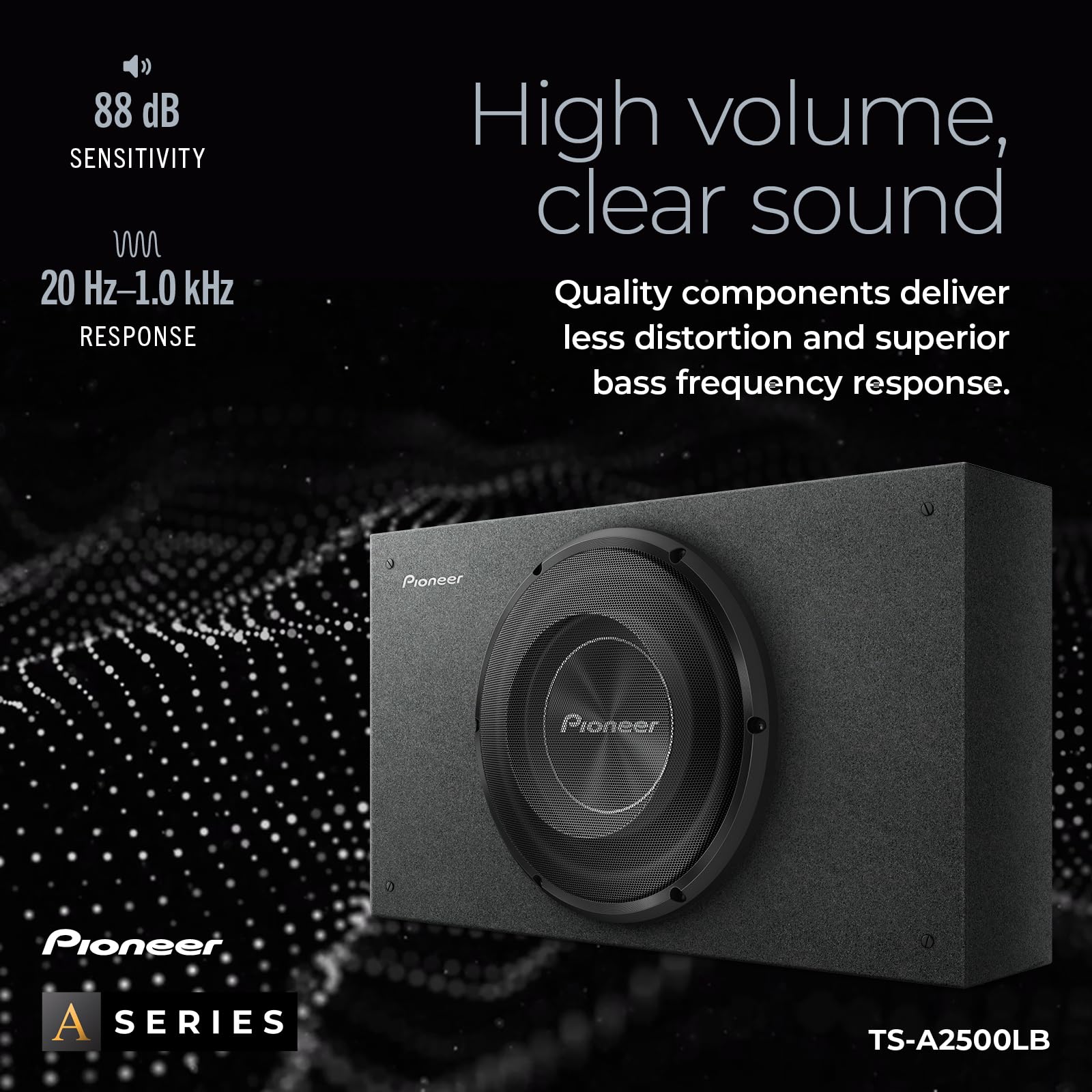 Foto 6 pulgar | Subwoofer Pioneer Ts-a2500lb 10» 300 W con Carcasa Sellada - Venta Internacional