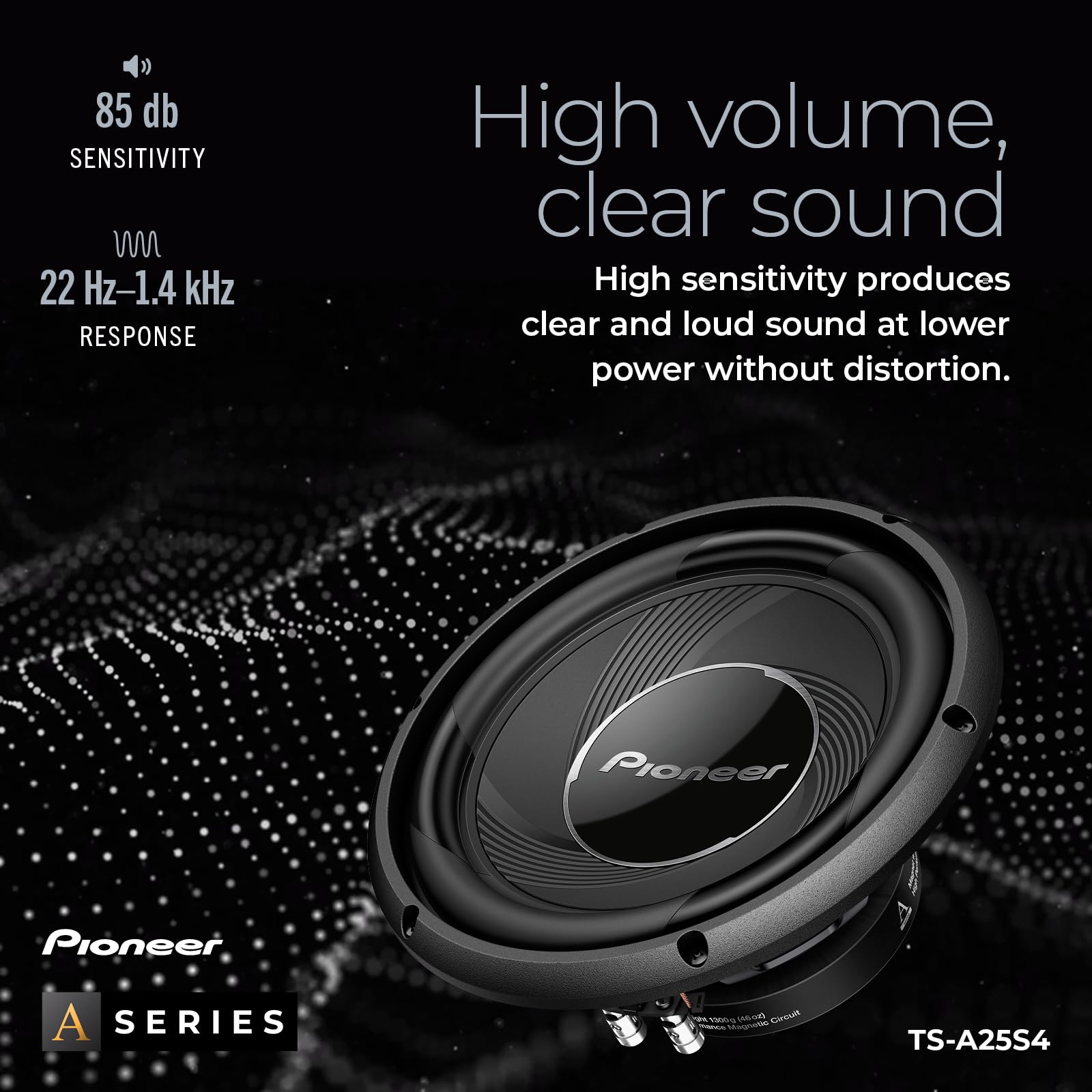 Foto 6 pulgar | Subwoofer Pioneer TS-A25S4 10'' 1200W - Venta Internacional