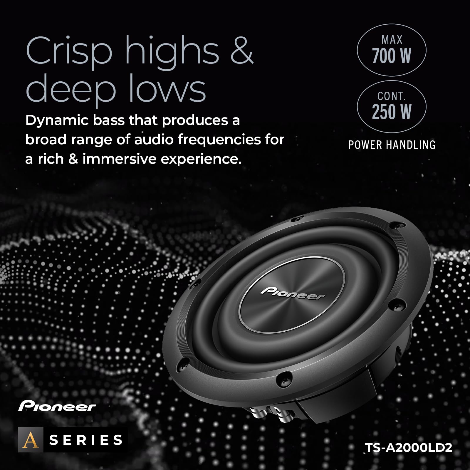 Foto 5 pulgar | Subwoofer Pioneer TS-A2000LD2 8'' 700W - Venta Internacional