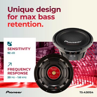 Foto 5 | Subwoofer Pioneer Ts-a301s4 12 Pulgadas 1600 W 4 Ohmios - Venta Internacional