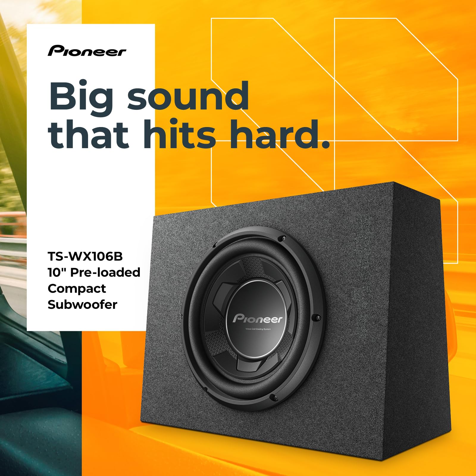 Foto 3 pulgar | Subwoofer Pioneer TS-WX106B 10'' 1100 W Potencia Máxima - Venta Internacional