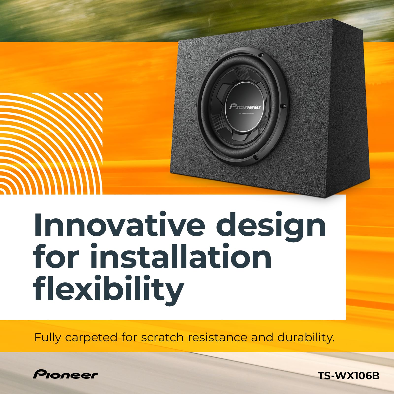 Foto 4 pulgar | Subwoofer Pioneer TS-WX106B 10'' 1100 W Potencia Máxima - Venta Internacional
