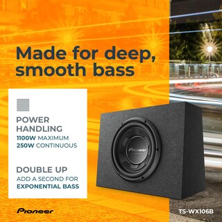 Foto 4 | Subwoofer Pioneer TS-WX106B 10'' 1100 W Potencia Máxima - Venta Internacional