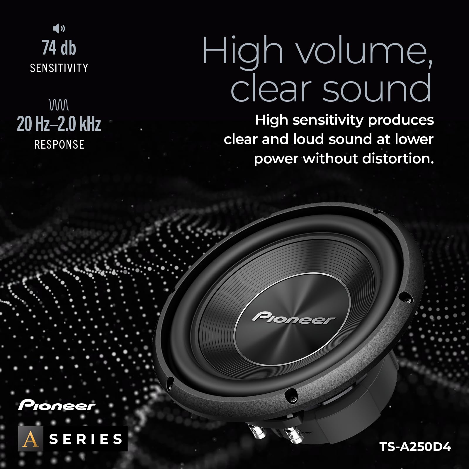 Foto 6 pulgar | Subwoofer Pioneer Ts-a250d4 10'' 1300w - Venta Internacional