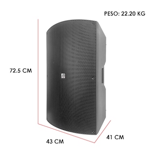 Foto 3 | Bafle Profesional Steelpro Bi-Amplificado 15 Bluetooth/DSP