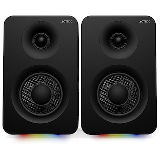 Foto 1 | Bocinas Acteck Dynamic Exact R Bs700 Inalambrico Sonido 2.0 Bluetooth 5.3 50w Rms Iluminacion Rgb Negro