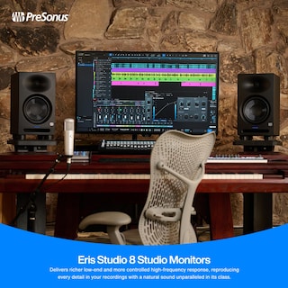 Foto 5 | Monitores De Estudio Presonus Eris Studio 8 De 8 Pulgadas, 2 Vías, Activos - Venta Internacional.