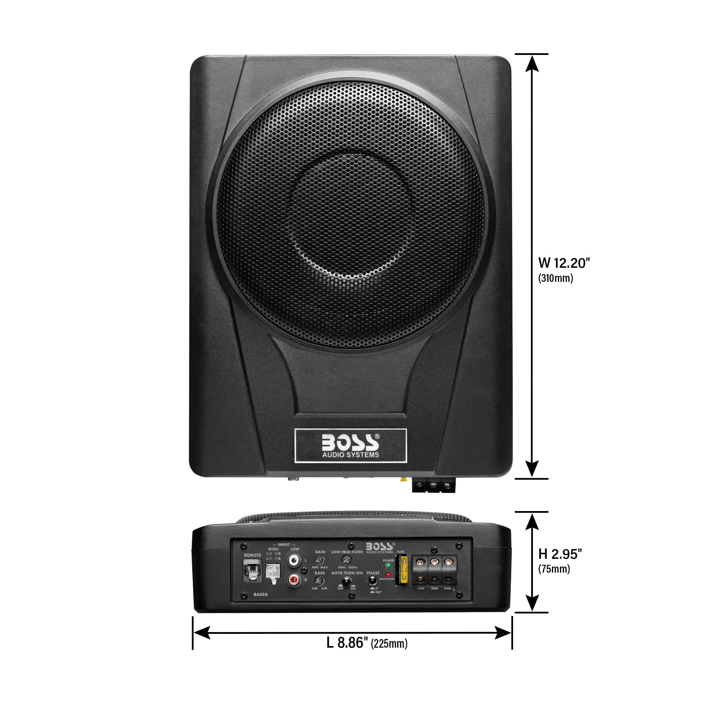 Foto 4 pulgar | Subwoofer Para Coche Boss Audio Systems Bass8k De 8 Pulgadas Y 800 W Para Debajo Del Asiento - Venta Internacional.