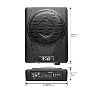 Foto 3 | Subwoofer Para Coche Boss Audio Systems Bass8k De 8 Pulgadas Y 800 W Para Debajo Del Asiento - Venta Internacional.