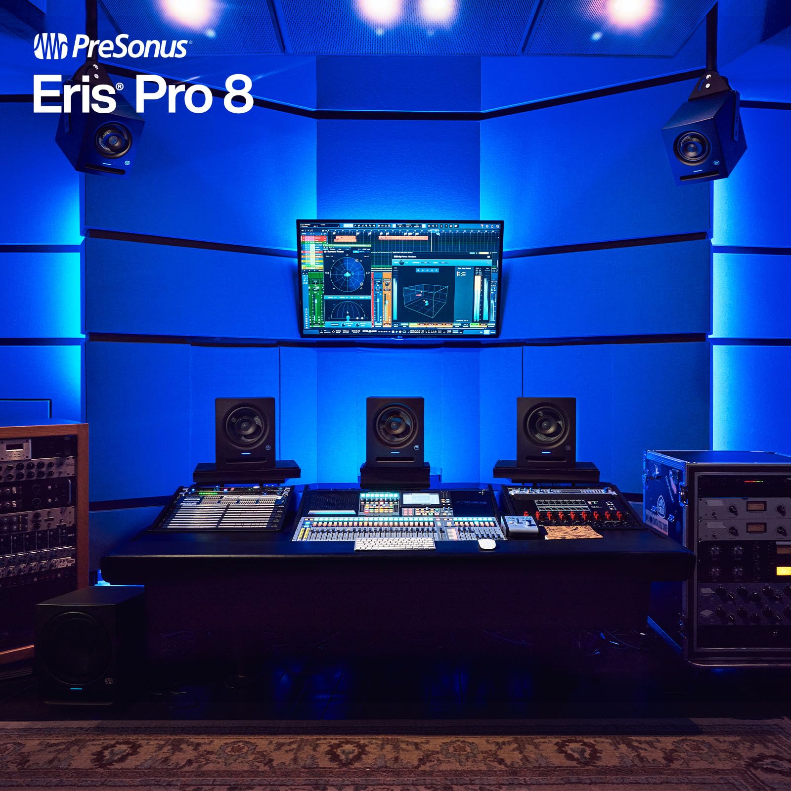Foto 4 | Monitor De Estudio Presonus Eris Pro 8 De 2 Vías Con Biamplificación De 8 Pulgadas - Venta Internacional.