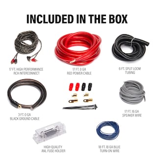 Foto 3 | Kit De Cableado Para Instalación De Amplificadores De Coche Boss Audio Kit20 0ga - Venta Internacional.