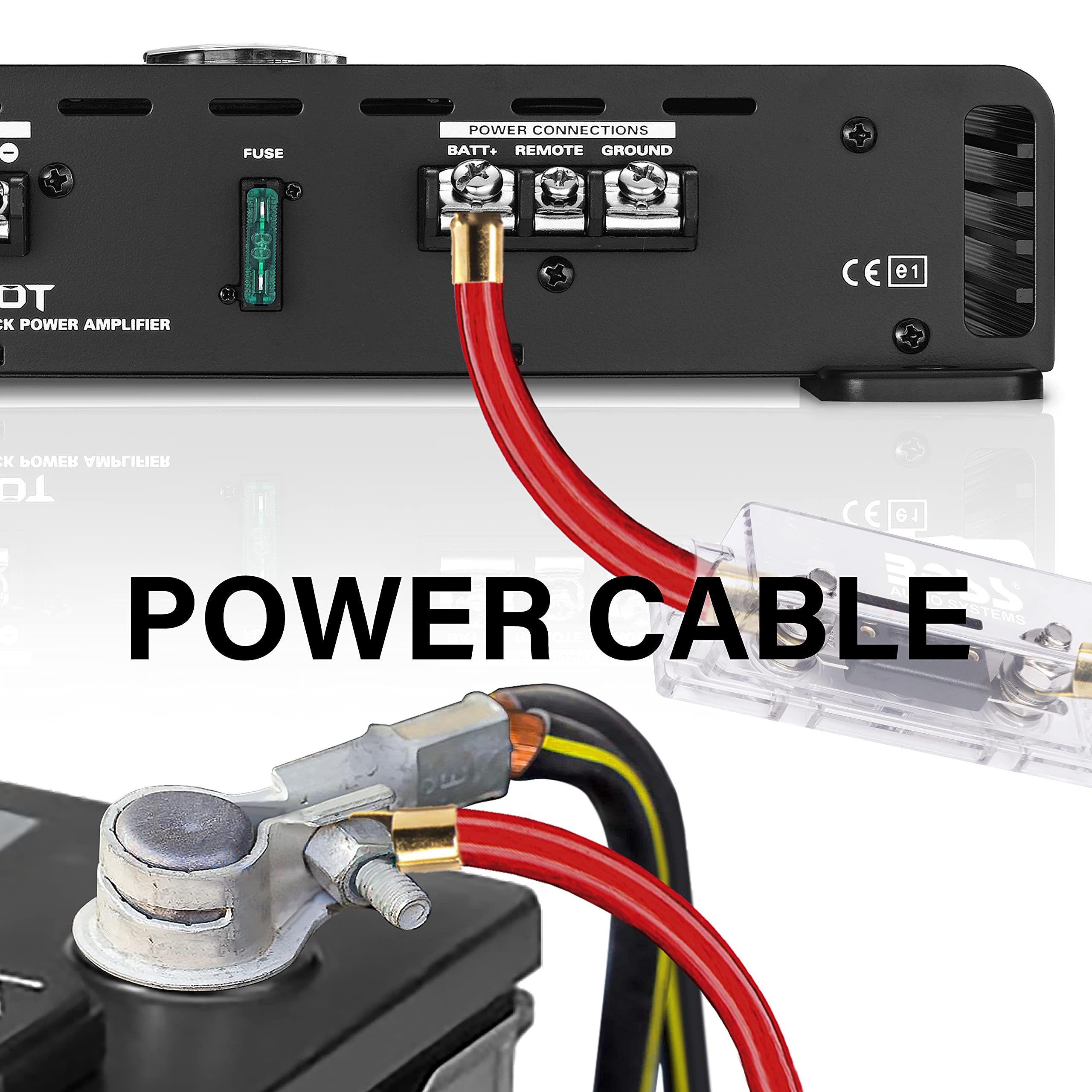 Foto 4 | Kit De Cableado Para Instalación De Amplificadores De Coche Boss Audio Kit20 0ga - Venta Internacional.
