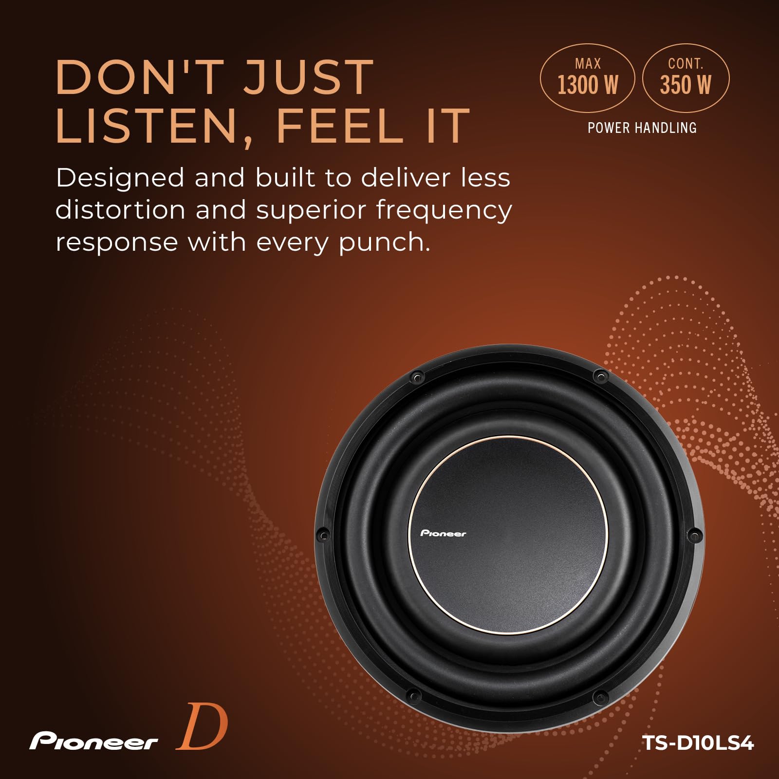 Foto 5 pulgar | Subwoofer Pioneer 10 Pulgadas 1300 W Poco Profundo - Venta Internacional