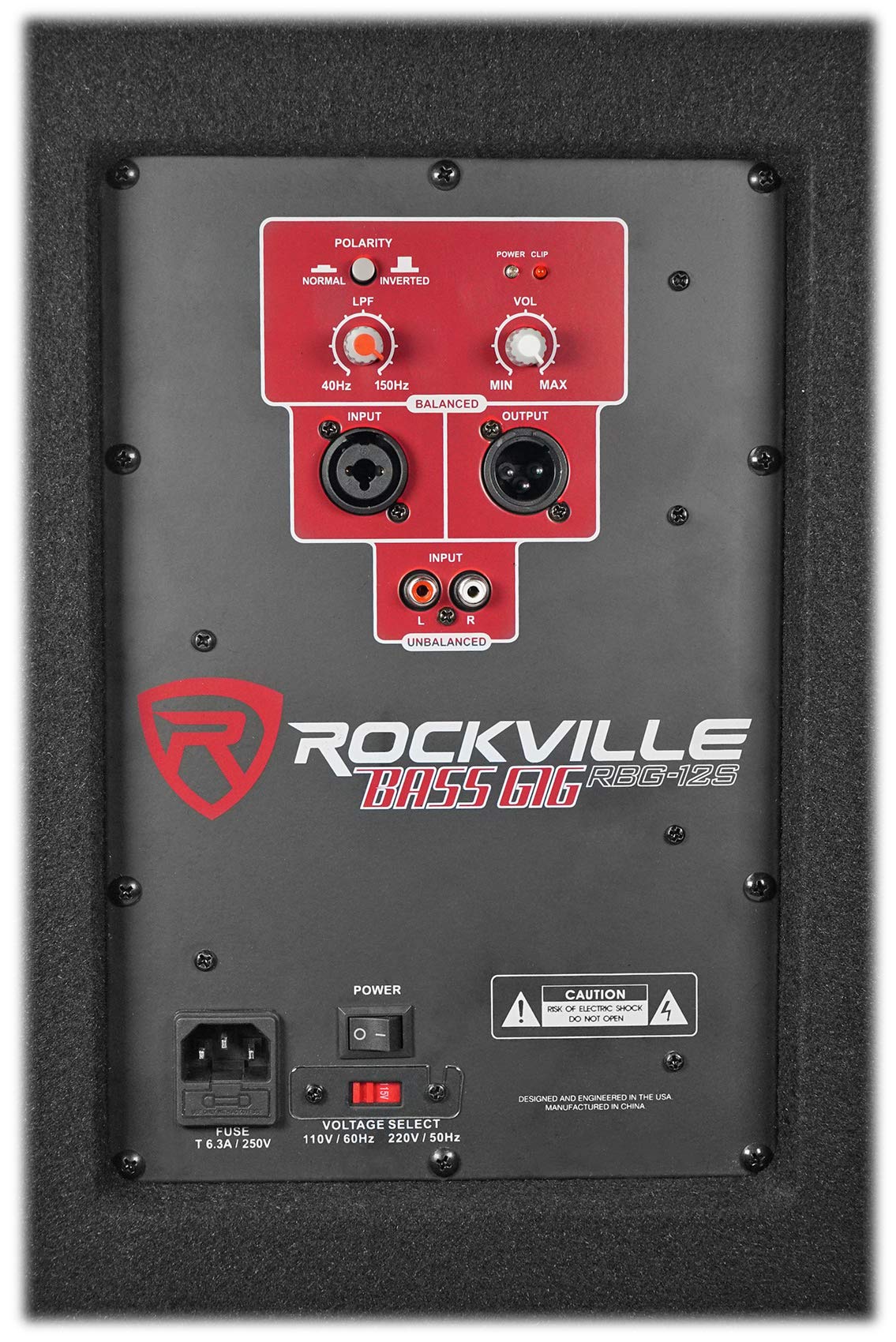 Foto 4 pulgar | Subwoofer Pa Rockville Rbg12s Bass Gig 1400 W 30 Cm Con Led - Venta Internacional.