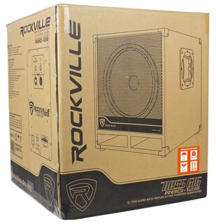 Foto 6 | Subwoofer Pa Rockville Rbg12s Bass Gig 1400 W 30 Cm Con Led - Venta Internacional.