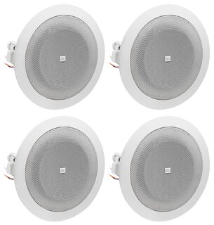 Foto 1 | Altavoz De Techo Jbl 8124 De Rango Completo 70v/100v 6w (paquete De 4) - Venta Internacional.