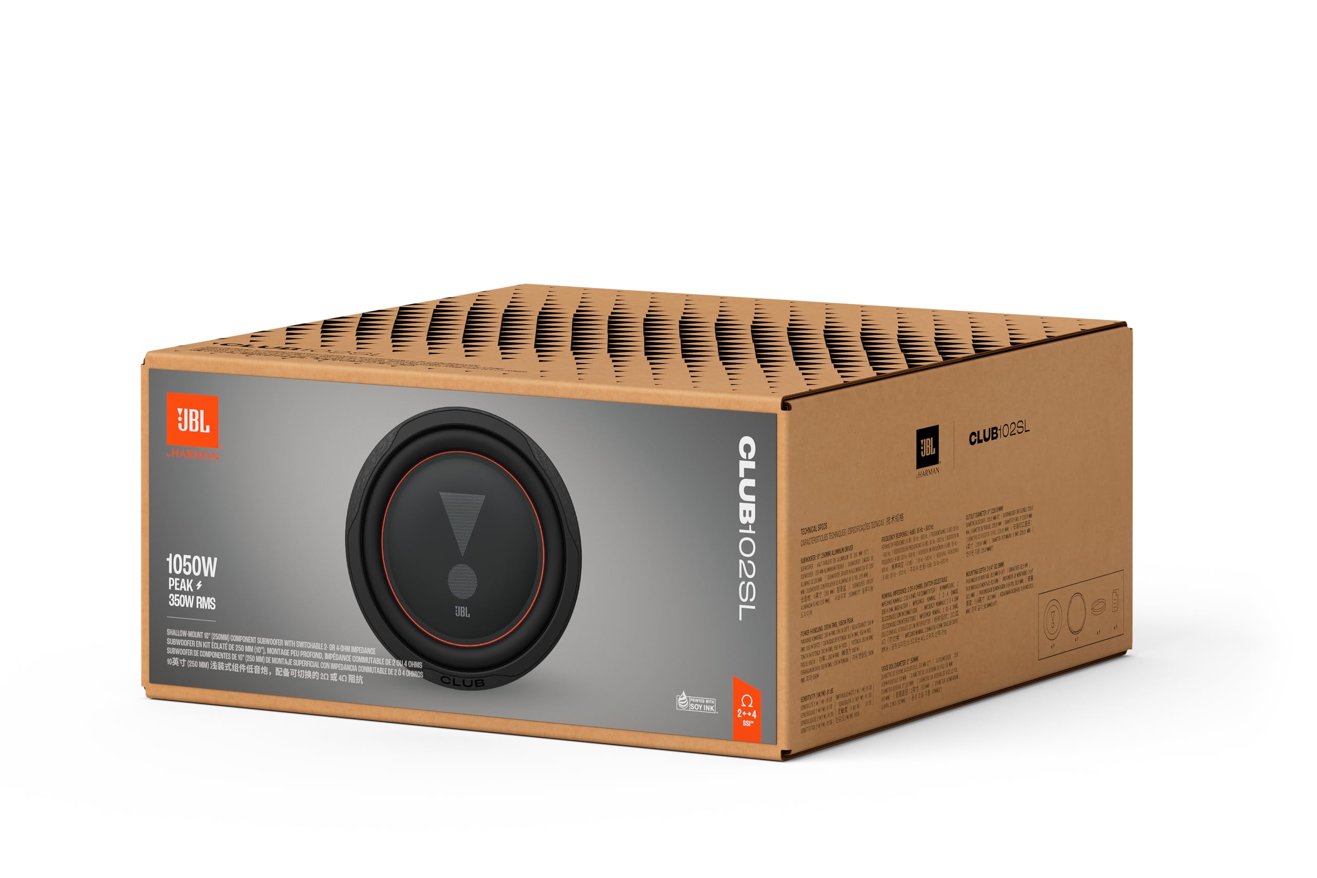 Foto 7 pulgar | Subwoofer Jbl Club 102sl De 10 Pulgadas, Montaje Bajo, 350 W Rms - Venta Internacional.
