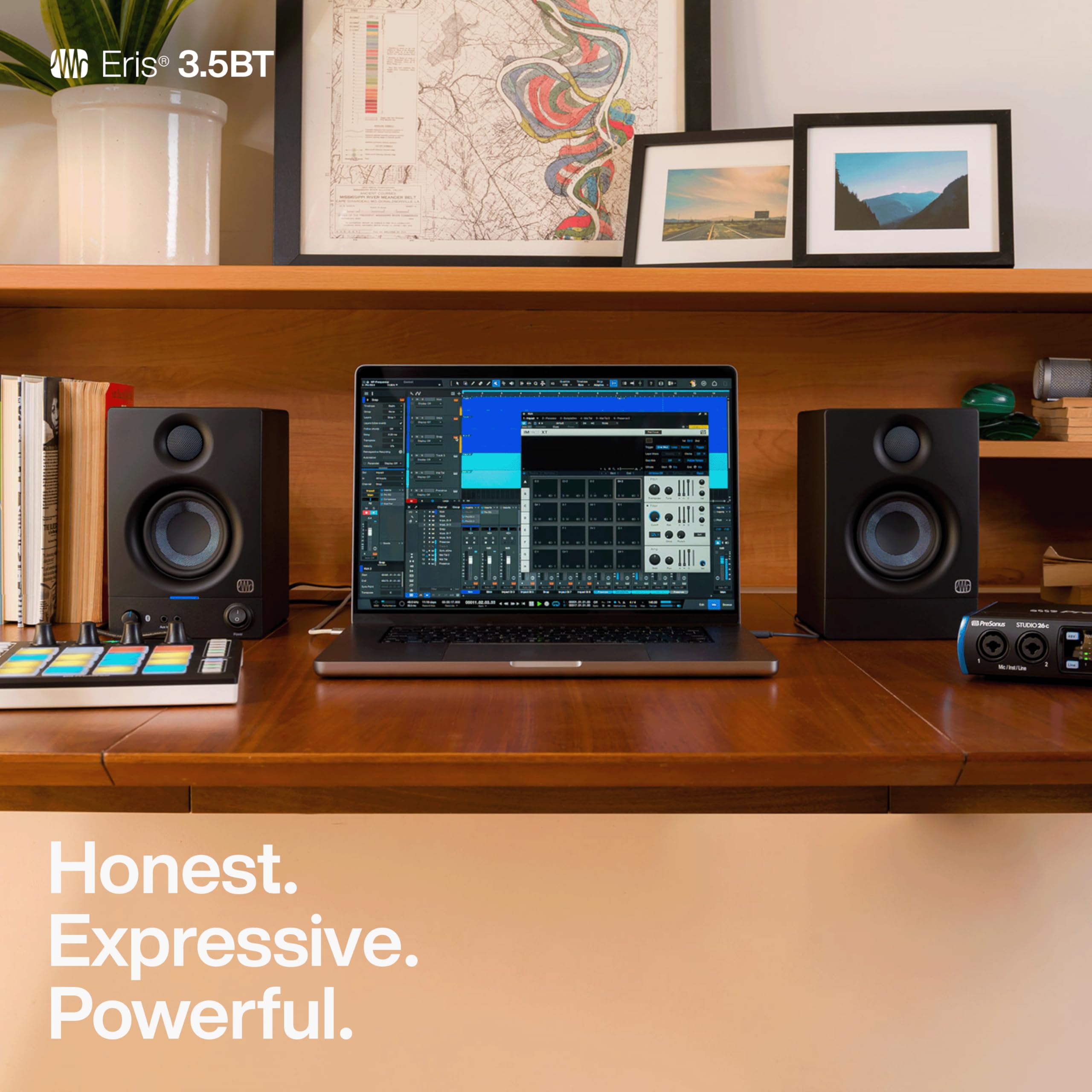 Foto 3 pulgar | Par De Monitores De Estudio Presonus Eris 3.5bt Bluetooth 50w - Venta Internacional.