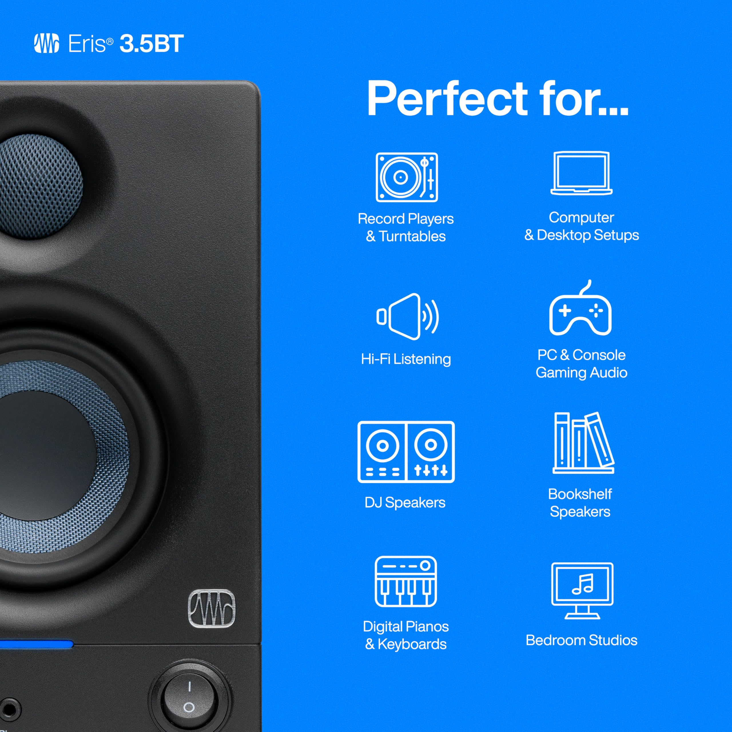 Foto 4 pulgar | Par De Monitores De Estudio Presonus Eris 3.5bt Bluetooth 50w - Venta Internacional.