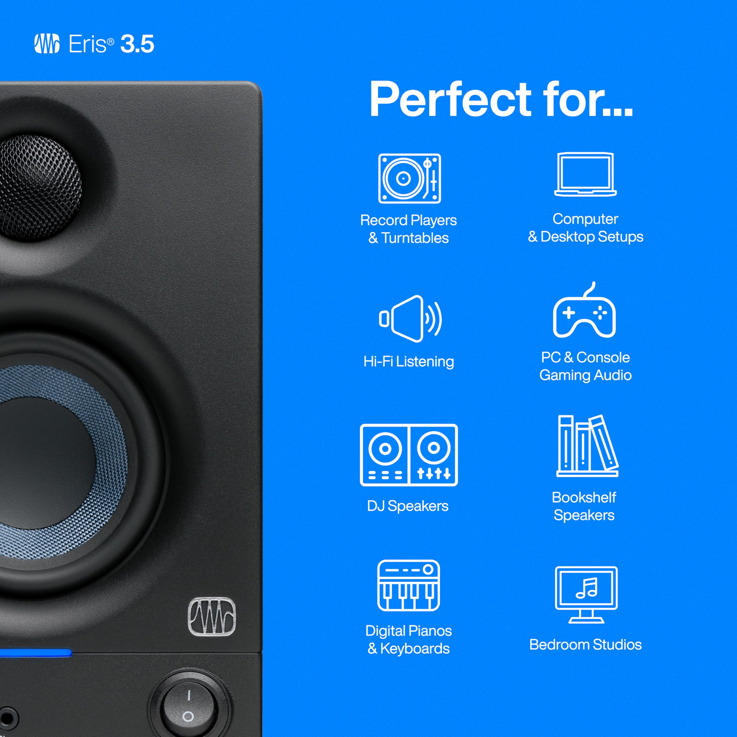 Foto 4 pulgar | Monitor De Estudio Presonus Eris 3.5 Powered Near Field Par - Venta Internacional.