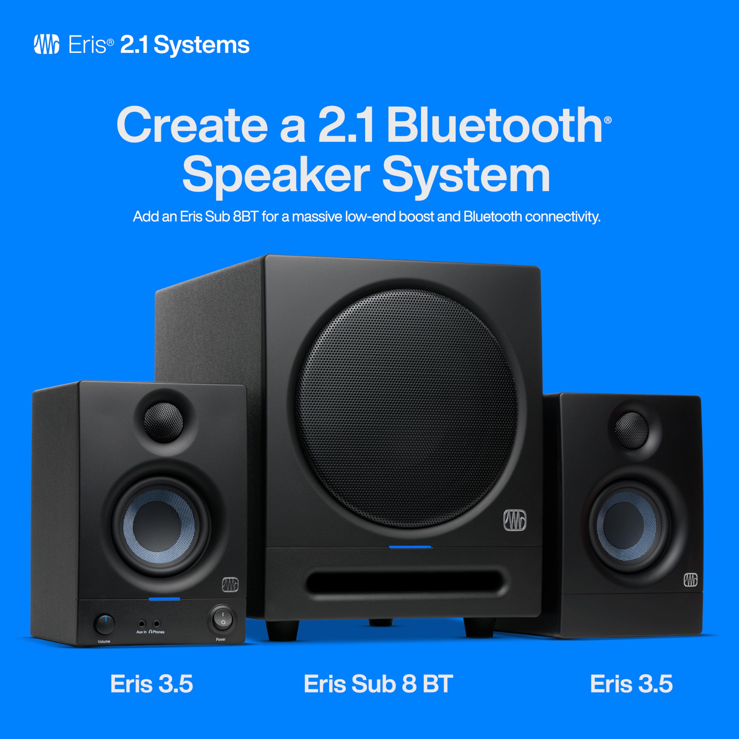 Foto 7 pulgar | Monitor De Estudio Presonus Eris 3.5 Powered Near Field Par - Venta Internacional.
