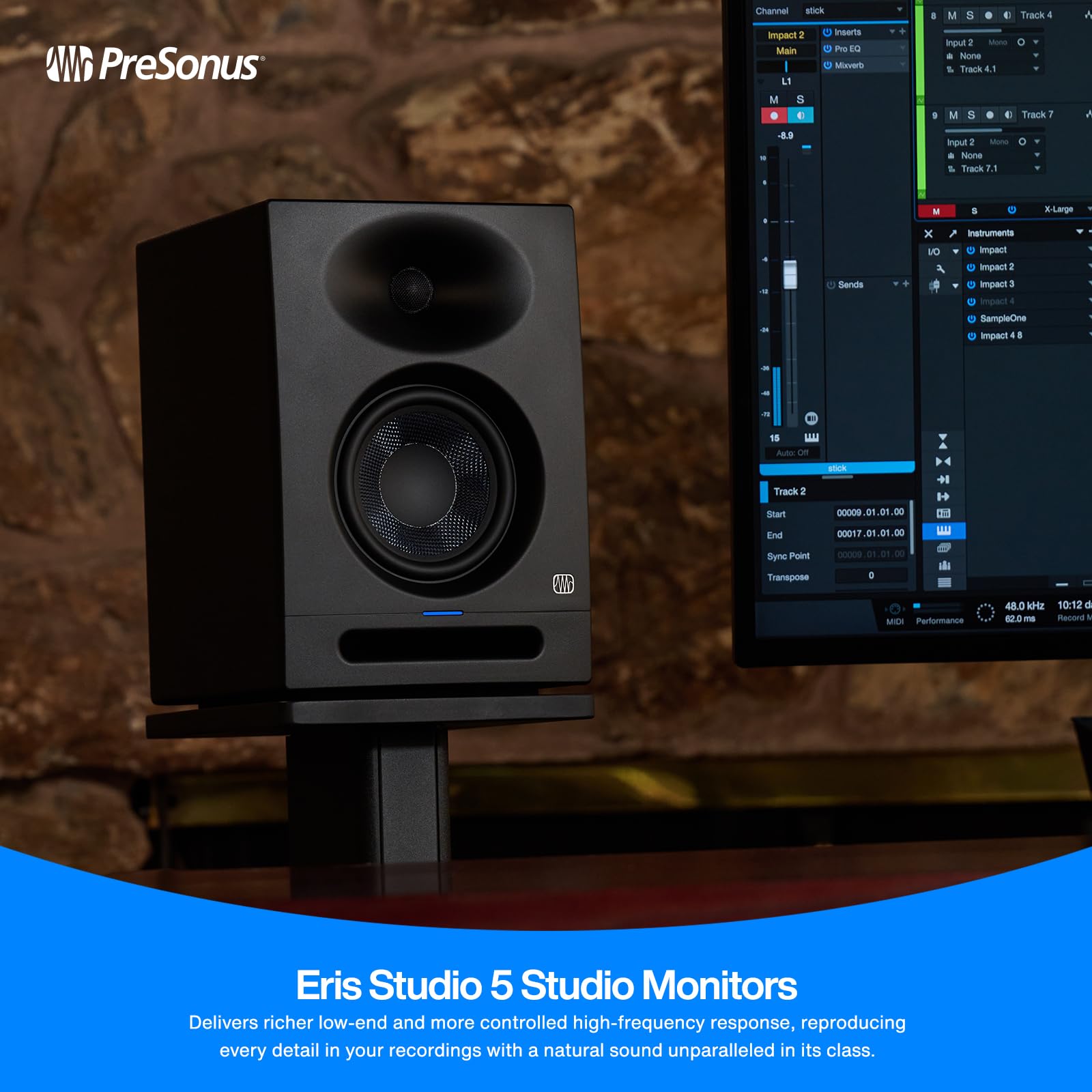 Foto 4 pulgar | Monitores De Estudio Presonus Eris Studio 5 De 5,25 Pulgadas Y 2 Vías - Venta Internacional.