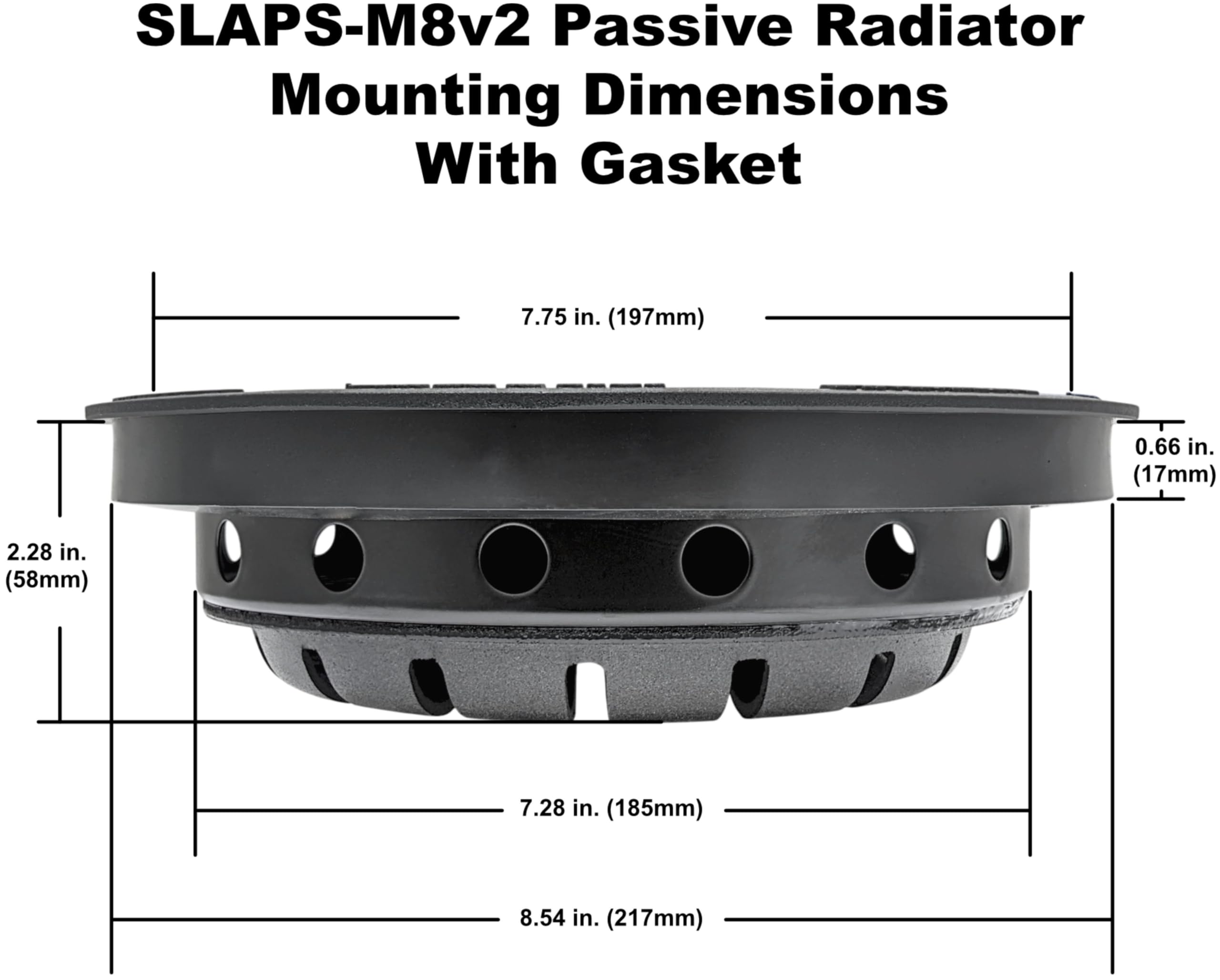 Foto 7 | Radiador De Graves Pasivo Earthquake Sound Slaps-m8v2 De 8 Pulgadas - Venta Internacional.